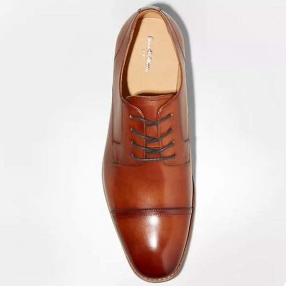 Goodfellow & Co Shoes Brandt Leather Cap Toe Oxford Dress Shoes